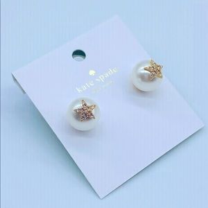 Kate Spade NY Pearl Inlaid Star Stud Earrings